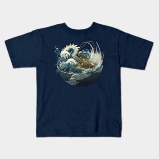 Bearded Dragon Noodles - Ryu Ramen Kids T-Shirt